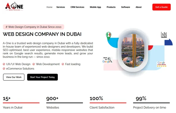 A One Website Case Study